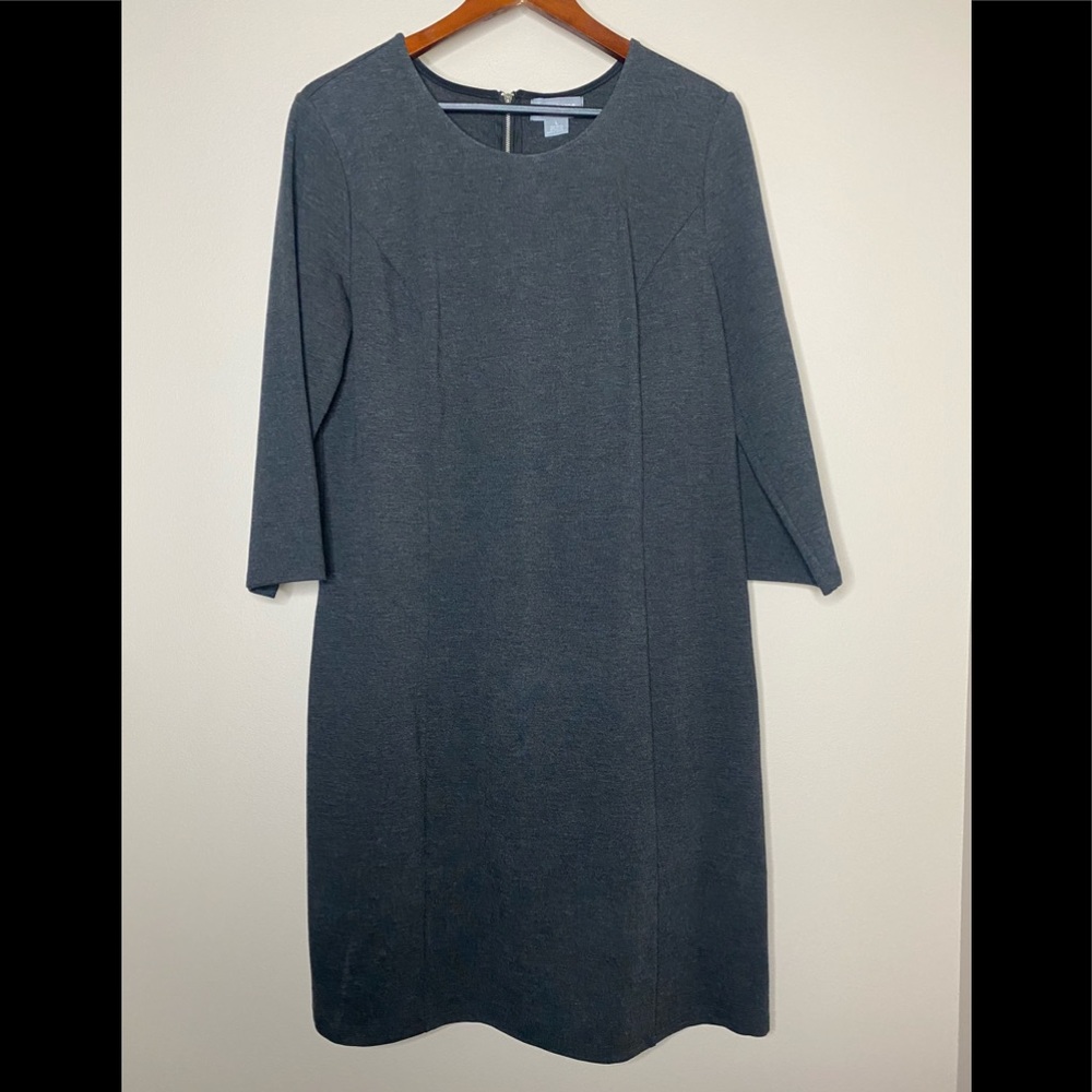 Liz Claiborne Gray Mid Length Dress